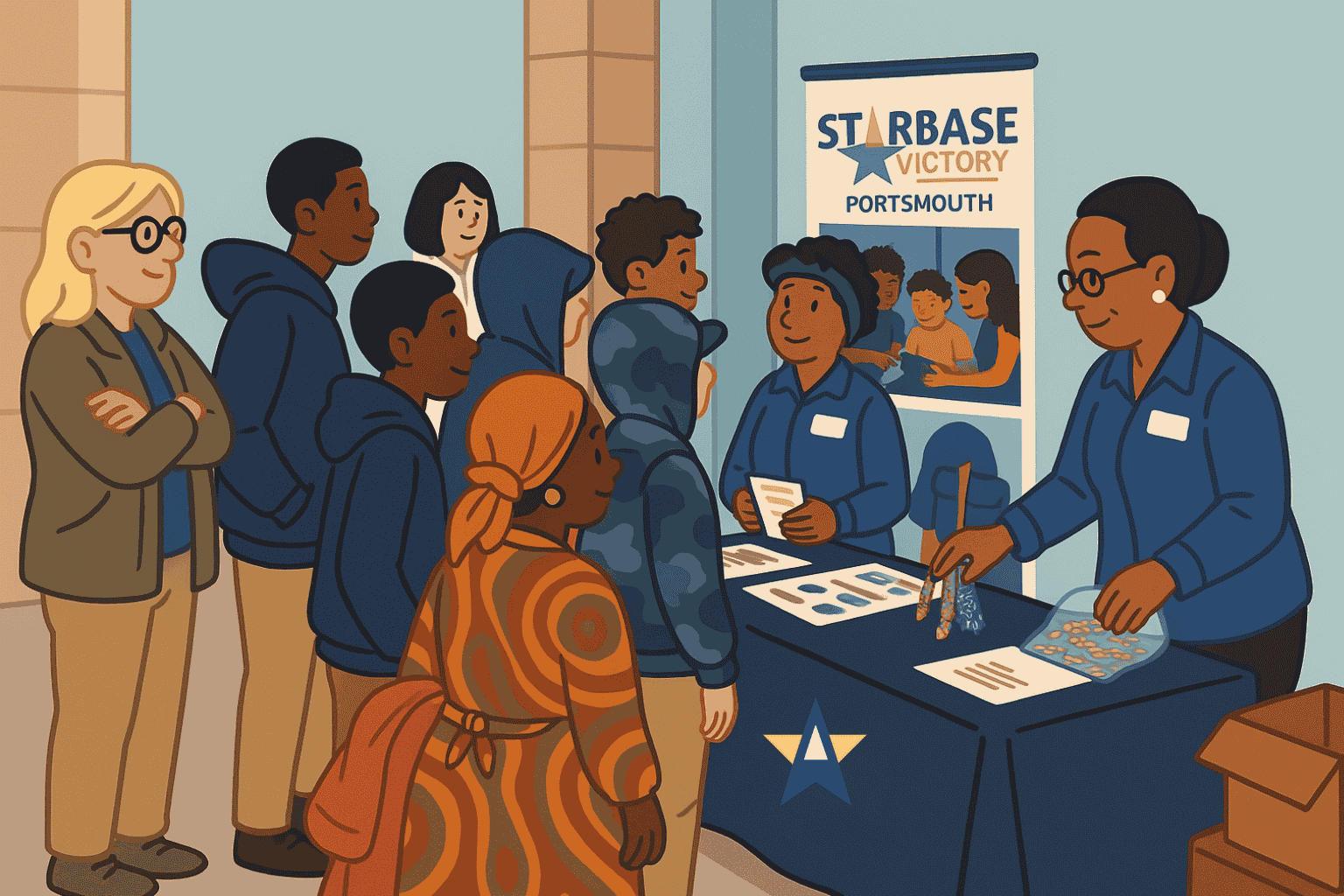 STARBASE Victory ambassador engaging hampton roads community