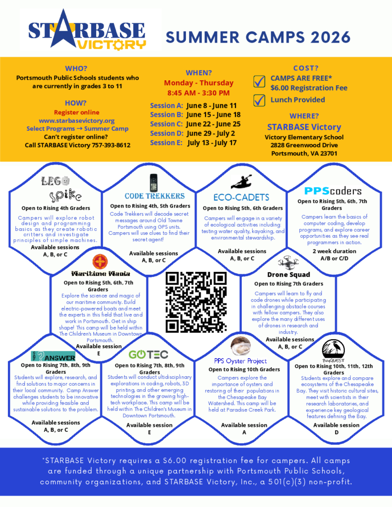 STARBASE Summer Camp Flyer 2026